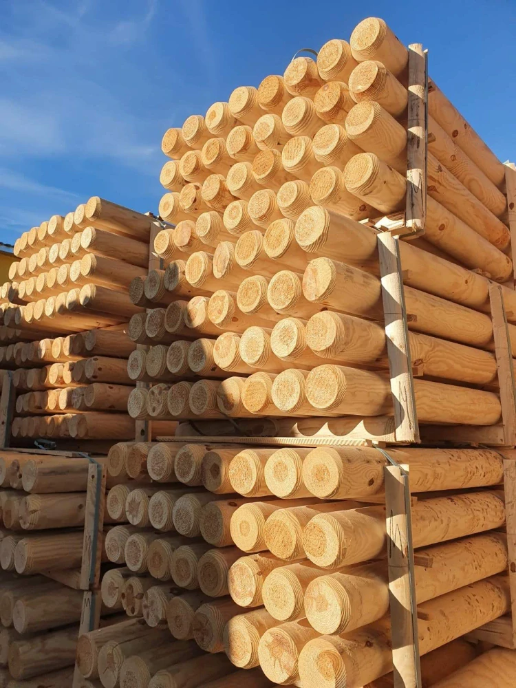Palisáda 300cm ø10 sušená impregnovaná