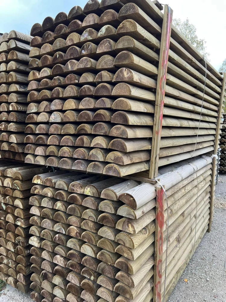 Polokoulatina 400cm ø10 sušená impregnovaná